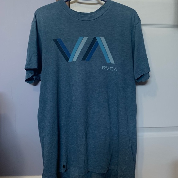 light blue RVCA t-shirt - Picture 1 of 4